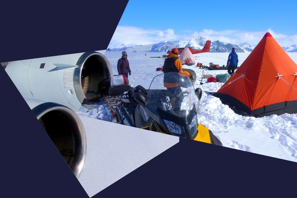 We are investigating Antarctic ice shelves to understand their future stability